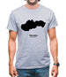 Slovakia Silhouette Mens T-Shirt