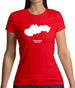 Slovakia Silhouette Womens T-Shirt