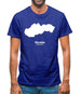 Slovakia Silhouette Mens T-Shirt