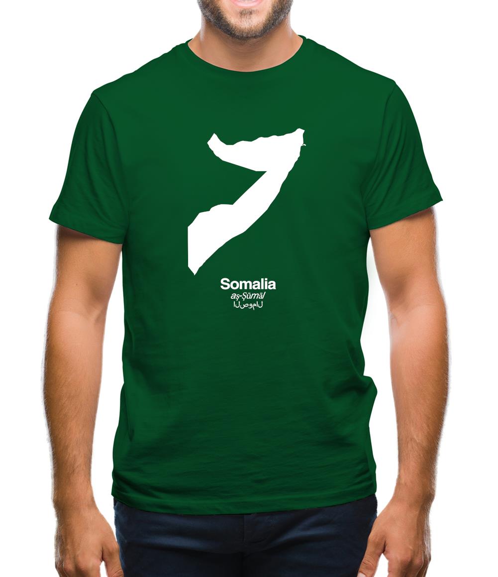 Somalia Silhouette Mens T-Shirt
