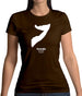 Somalia Silhouette Womens T-Shirt