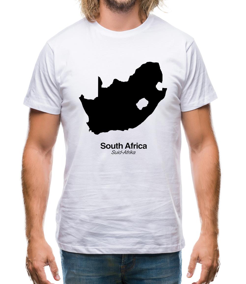 South Africa Silhouette Mens T-Shirt