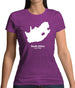 South Africa Silhouette Womens T-Shirt