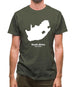 South Africa Silhouette Mens T-Shirt