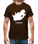 South Africa Silhouette Mens T-Shirt