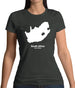 South Africa Silhouette Womens T-Shirt