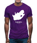 South Africa Silhouette Mens T-Shirt