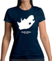 South Africa Silhouette Womens T-Shirt