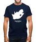 South Africa Silhouette Mens T-Shirt