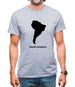 South America Silhouette Mens T-Shirt