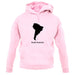South America Silhouette unisex hoodie