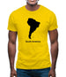 South America Silhouette Mens T-Shirt