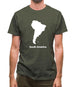 South America Silhouette Mens T-Shirt