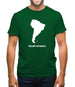 South America Silhouette Mens T-Shirt