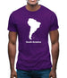 South America Silhouette Mens T-Shirt