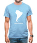 South America Silhouette Mens T-Shirt