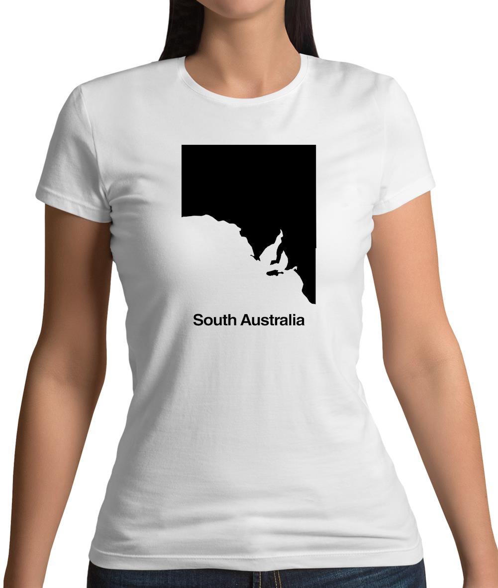 South Australia Silhouette Womens T-Shirt