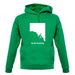 South Australia Silhouette unisex hoodie