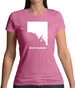 South Australia Silhouette Womens T-Shirt