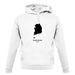 South Korea Silhouette unisex hoodie