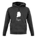 South Korea Silhouette unisex hoodie