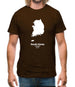 South Korea Silhouette Mens T-Shirt