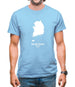 South Korea Silhouette Mens T-Shirt