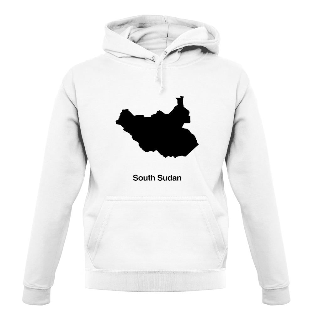 South Sudan Silhouette unisex hoodie