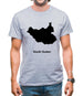 South Sudan Silhouette Mens T-Shirt