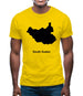 South Sudan Silhouette Mens T-Shirt