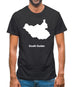 South Sudan Silhouette Mens T-Shirt