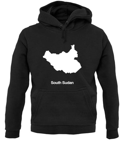 South Sudan Silhouette unisex hoodie