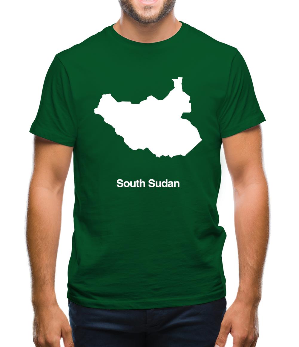 South Sudan Silhouette Mens T-Shirt