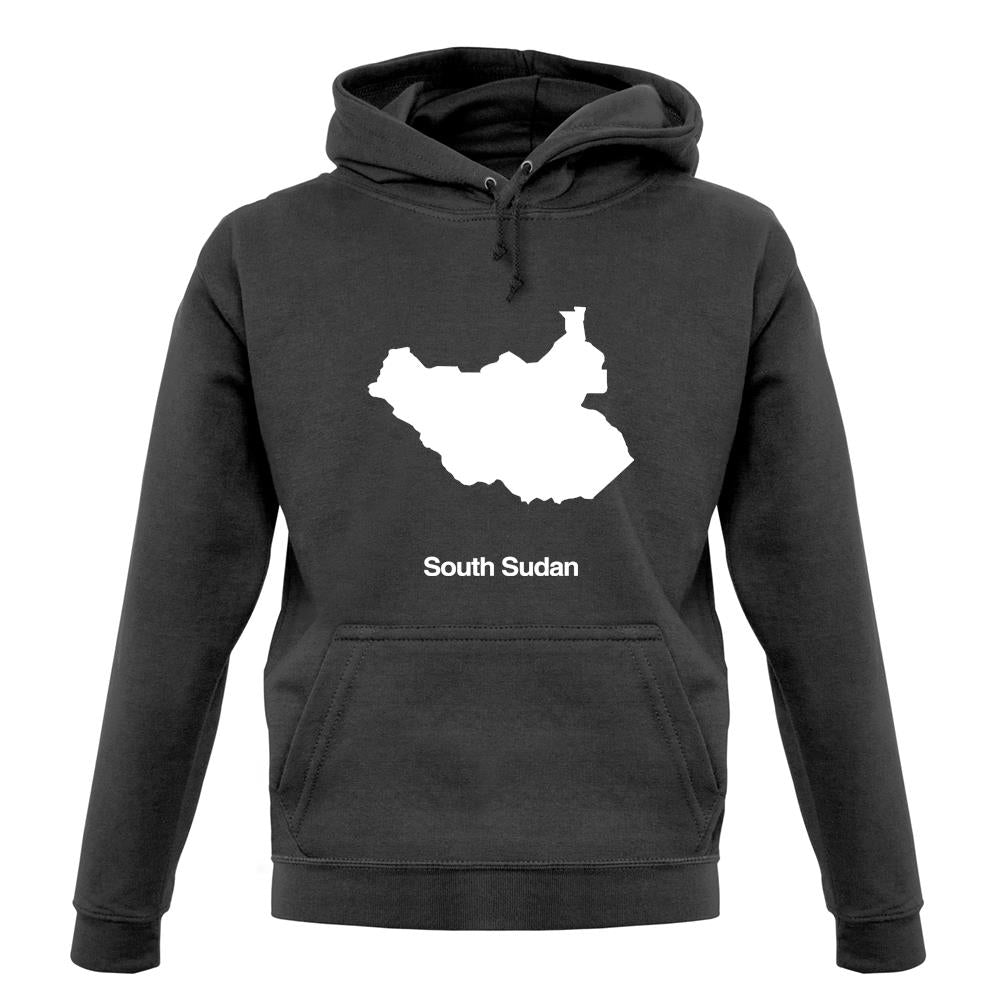 South Sudan Silhouette unisex hoodie