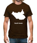 South Sudan Silhouette Mens T-Shirt