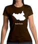 South Sudan Silhouette Womens T-Shirt