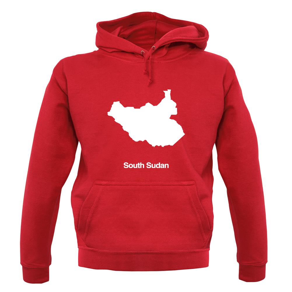 South Sudan Silhouette unisex hoodie