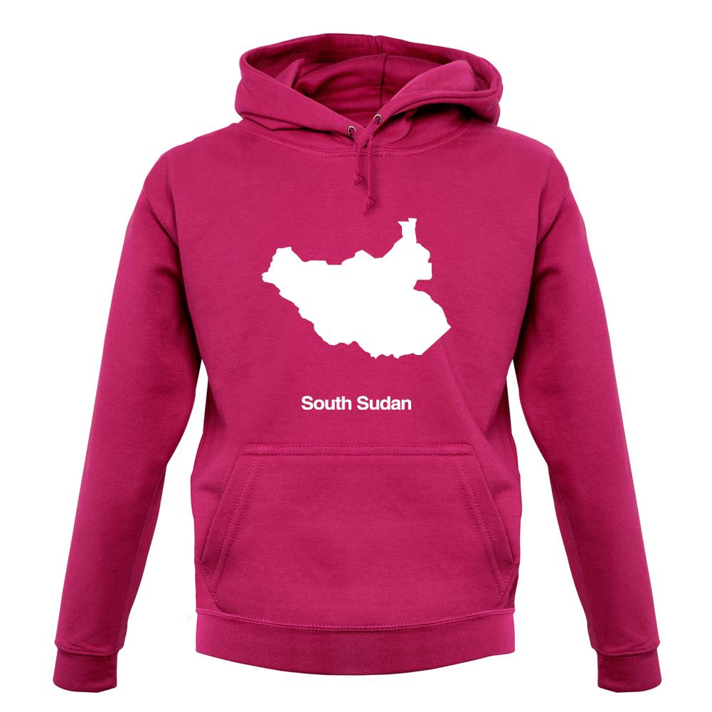 South Sudan Silhouette unisex hoodie