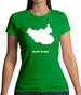 South Sudan Silhouette Womens T-Shirt