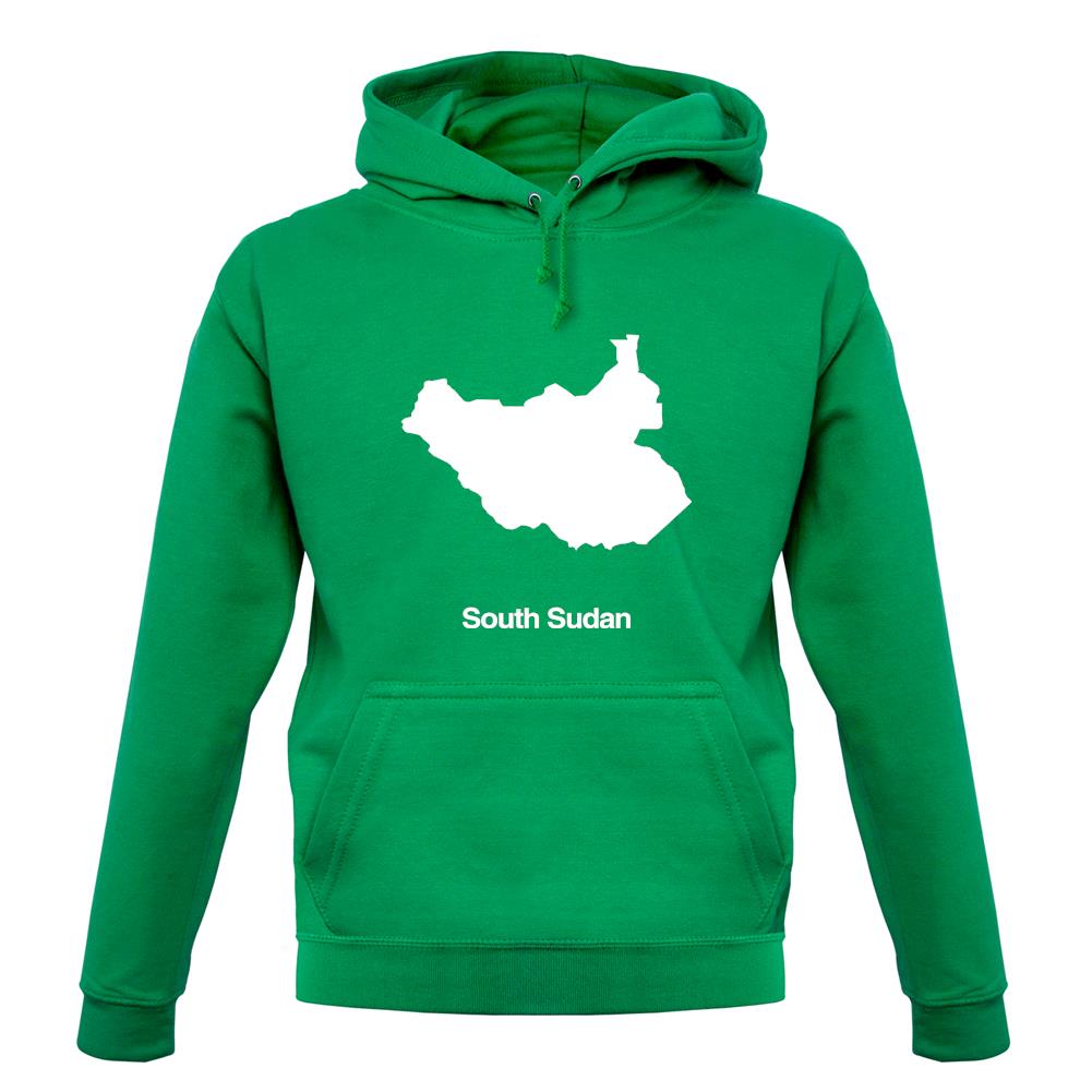 South Sudan Silhouette unisex hoodie