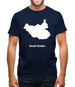 South Sudan Silhouette Mens T-Shirt