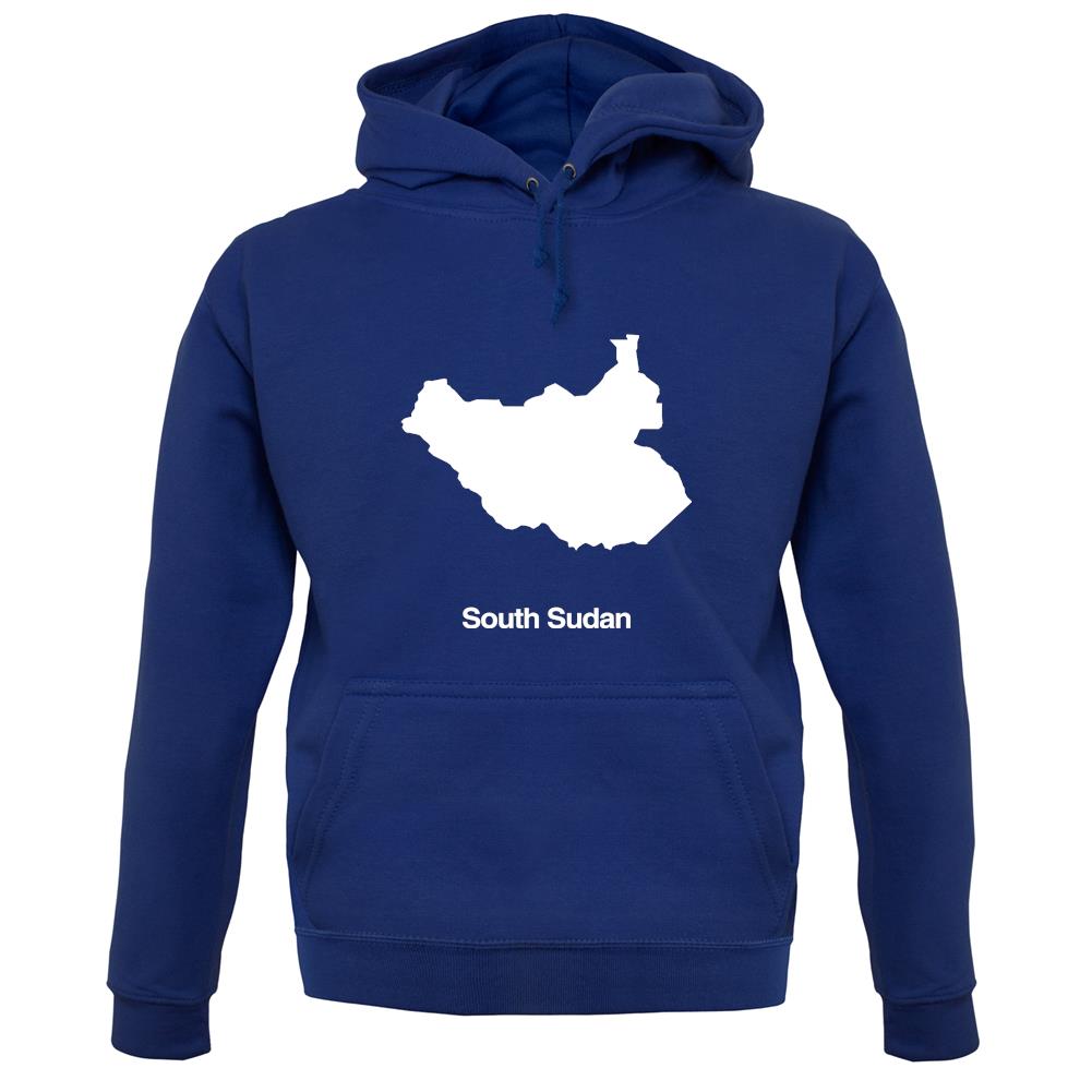 South Sudan Silhouette unisex hoodie