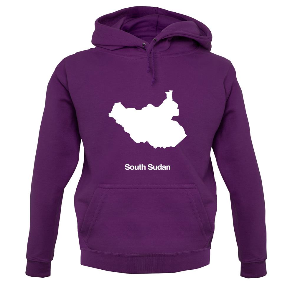 South Sudan Silhouette unisex hoodie