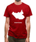 South Sudan Silhouette Mens T-Shirt