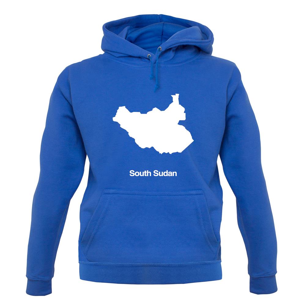 South Sudan Silhouette unisex hoodie