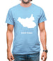 South Sudan Silhouette Mens T-Shirt