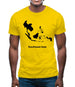 Southeast Asia Silhouette Mens T-Shirt