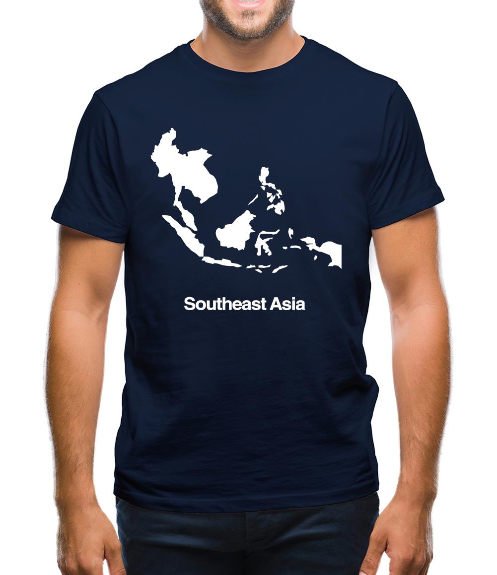 Southeast Asia Silhouette Mens T-Shirt