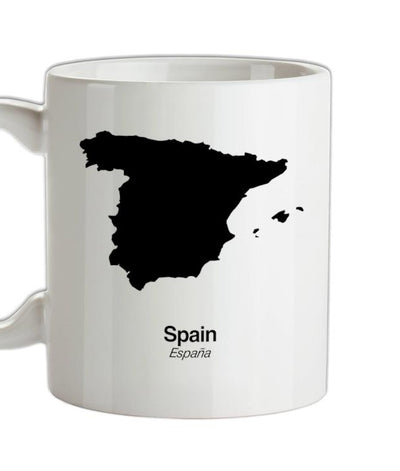 Spain Silhouette Ceramic Mug