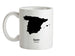Spain Silhouette Ceramic Mug